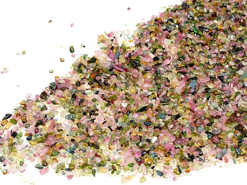 トルマリン ミックスカラー　さざれチップ　【100g 浄化】