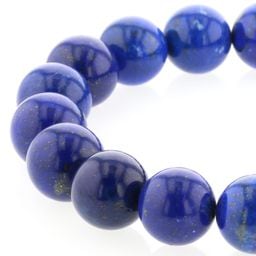 ラピスラズリ ブレスレット（無着色・無処理）最高級【プレミアム
