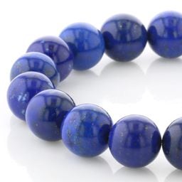 ラピスラズリ ブレスレット（無着色・無処理） 10.5mm玉 No.27 最高級