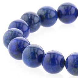 ホースブレスレット ラピスラズリ ラピスラズリ ブレスレット（無着色・無処理）最高級【プレミアム