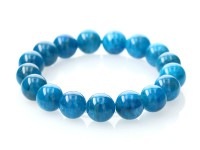 ブルーアパタイト ブレスレット 11.5mm玉 No.31 最高級（5A）|ブレスレット|アパタイト
