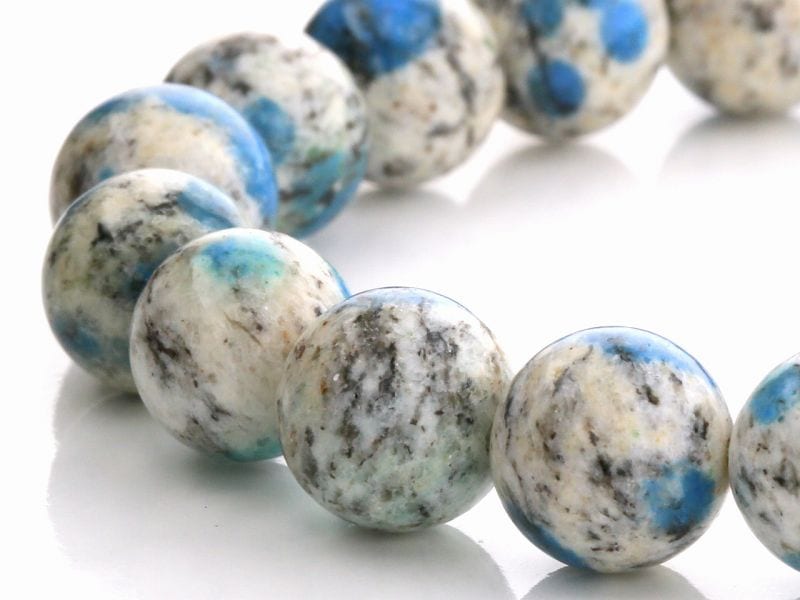 K2ブルー アズライト ブレスレット 10mm玉 No.10｜最高級