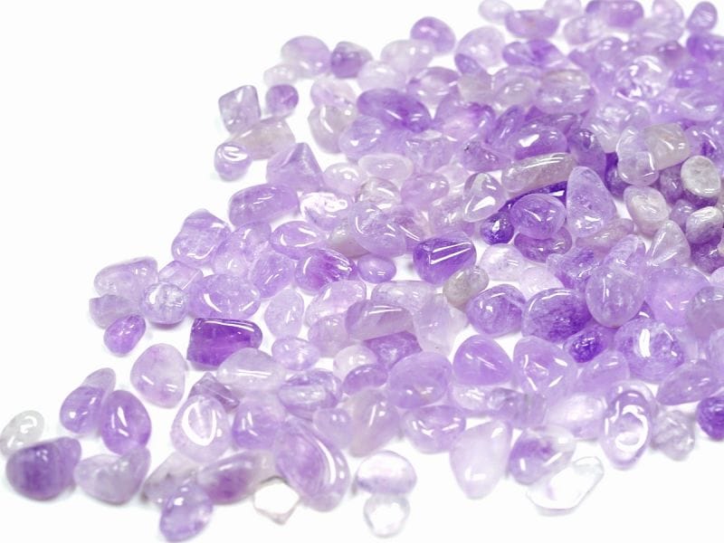 ラベンダーアメジスト さざれチップ (Mサイズ）　【100g 浄化】