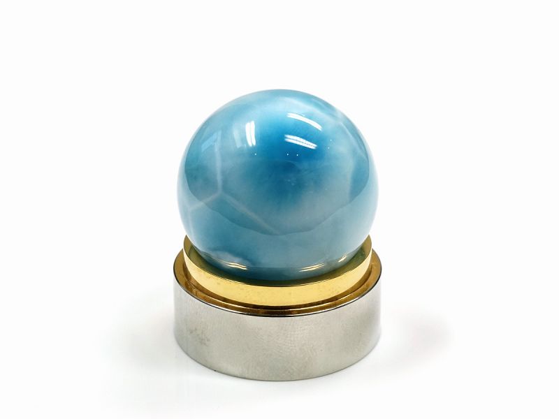 ラリマー 丸玉 27mm玉 No.4
