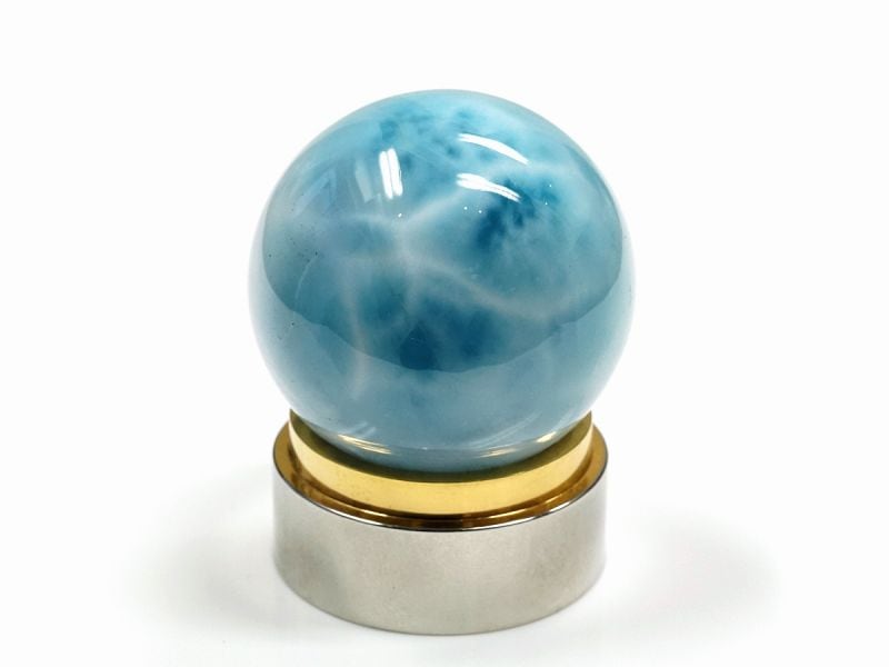 ラリマー 丸玉 32mm玉 No.9