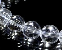 ヒマラヤ水晶 スノー（ガネーシュヒマール産） ブレスレット 16mm玉 No.27 |ブレスレット|ヒマラヤ水晶