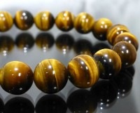 タイガーアイ ブレスレット 10mm玉 最高級（5A）|イエロータイガーアイ|タイガーアイ（虎目石）総合