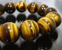 タイガーアイ ブレスレット 16mm玉 最高級（5A）|イエロータイガーアイ|タイガーアイ（虎目石）総合