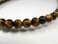 タイガーアイネックレス 10mm 最高級（5A）|ネックレス・その他|イエロータイガーアイ