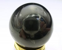黒水晶（モリオン） 丸玉置物 30〜35mm玉 （EARTHIST 台座付き）|原石・その他|黒水晶（モリオン・カンゴーム）