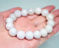 翡翠（ひすい）  ブレスレット 12.5mm玉 No.46 最高級5A |ブレスレット|翡翠（ジェード・ジェダイト）