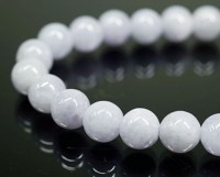ラベンダー翡翠（ひすい） ブレスレット 7mm玉 No.56 最高級5A |ラベンダー翡翠|翡翠（ジェード・ジェダイト）