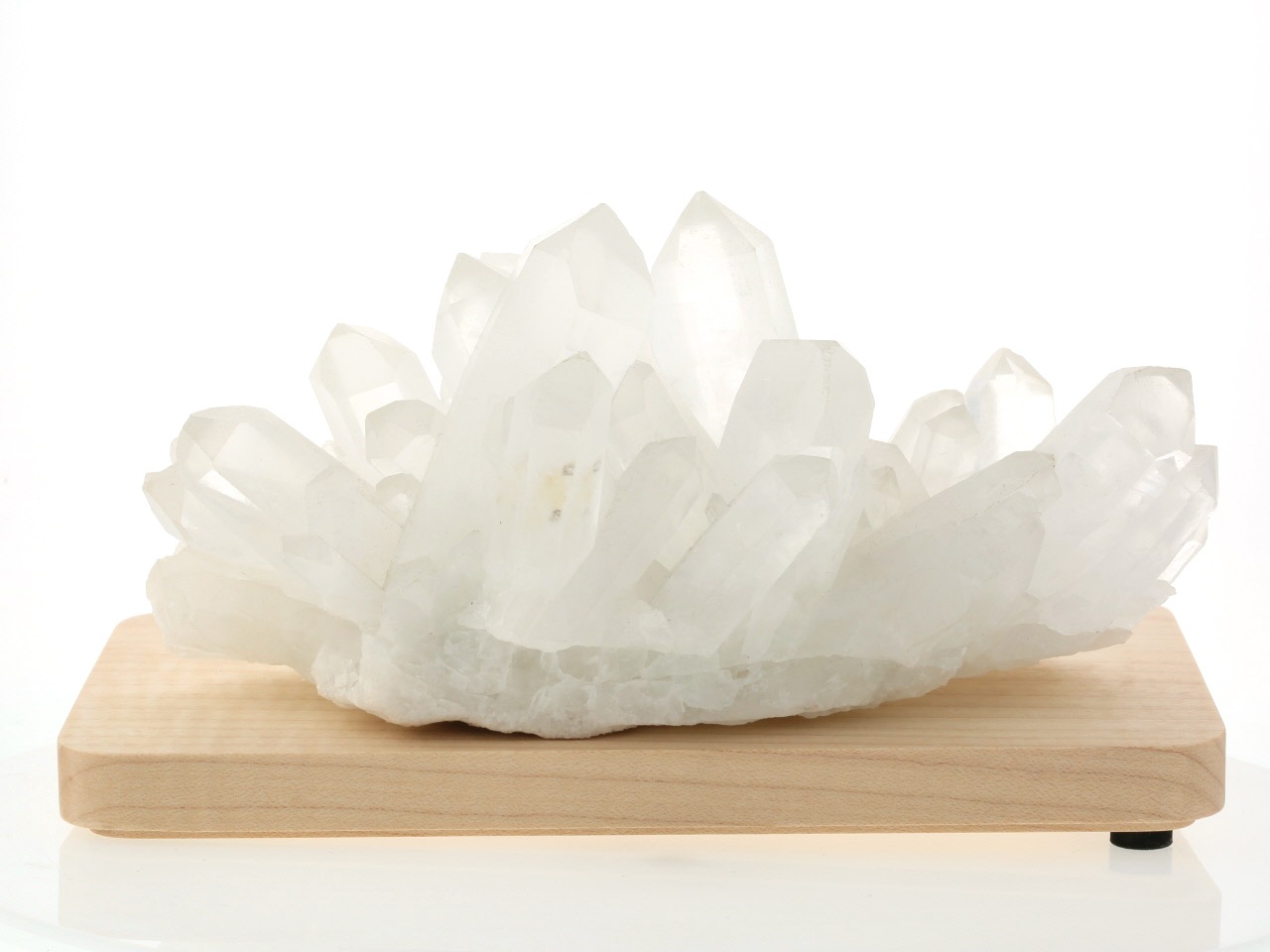 天然水晶 クラスター・原石 （ブラジル産）台座付き No.5｜最高級