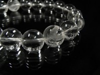 【龍（ドラゴン）】 手彫龍水晶（2玉）ブレスレット 12mm玉|水晶彫り物ブレスレット|水晶（クリスタル・クォーツ）