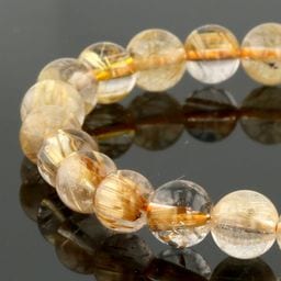 タイチンルチル ブレスレット 11mm玉 No.29 最高級（5A） ｜最高級