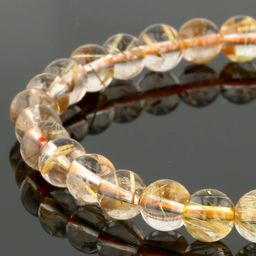 タイチンルチル ブレスレット 11mm玉 No.29 最高級（5A） ｜最高級