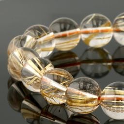 最高級　太陽　タイチンルチル ルチル最強のエネルギー］一点物 1粒売り 14ミリ 太陽放射