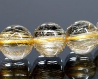 ゴールドルチル ブレスレット 8mm玉 No.6|ブレスレット|ゴールドルチルクォーツ