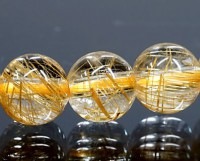 最高級（5A） ゴールドルチル （スモーキー）ブレスレット 12mm玉 No.68  [ 画像現物・一点物 ]  |ブレスレット|ゴールドルチルクォーツ