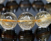 ゴールドルチル ブレスレット 12.5mm玉 No.14|ブレスレット|ゴールドルチルクォーツ