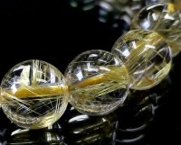 ゴールドルチル ブレスレット 9mm玉 No.51  [ 画像現物・一点物 ]  |ブレスレット|ゴールドルチルクォーツ