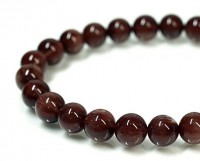 レッドルチル ブレスレット 8mm玉 No.18 最高級（5A）|8mm玉|レッドルチルクォーツ（赤針水晶）