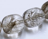 プラチナルチル オーバル型 ブレスレット 12mm玉 No.18 最高級5A |プラチナルチル|プラチナルチルクォーツ