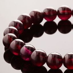 最高級（5A） ガーネット ブレスレット 5.5mm玉 No.31 [ 画像現物