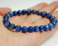 カイヤナイト (タンザニア産) 　ブレスレット 6mm玉 No.7 最高級【プレミアム】|ブレスレット|カイヤナイト・カヤナイト