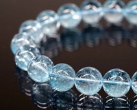 ブルートパーズ ブレスレット 10mm玉 No.10  [ 画像現物・一点物 ]  |ブルートパーズ|トパーズ