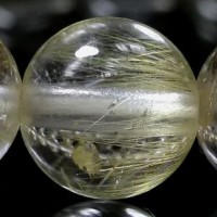 シルバールチル ブレスレット 7.5mm玉 No.7|シルバールチル（銀針水晶）