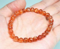 サンストーン ブレスレット 7mm玉 No.5 |ブレスレット|サンストーン