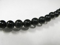 ブラックオニキスネックレス 6mm玉|オニキスネックレス・携帯ストラップ・丸玉置物|オニキス