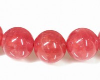 インカローズ （ベビーピンク）ブレスレット 8mm玉 No.20 最高級5A |ブレスレット|インカローズ（ロードクロサイト）