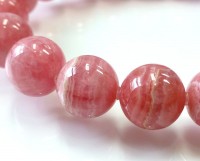 インカローズ （ベビーピンクタイプ） ブレスレット 10mm玉 No.8|ブレスレット|インカローズ（ロードクロサイト）