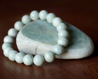 翡翠（ひすい）  ブレスレット 10mm玉 No.41 最高級5A |ブレスレット|翡翠（ジェード・ジェダイト）