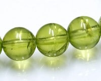 ペリドット カット玉　デザインブレス（アジャスター付） 2〜3mm玉|ブレスレット|ペリドット