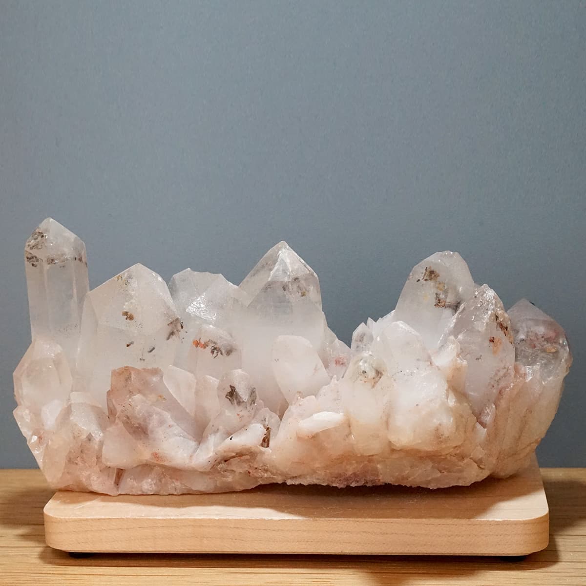 ヒマラヤ水晶 クラスター・原石（クル渓谷） No.12  [ 画像現物・一点物 ]  