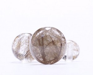 プラチナルチル　1粒バラ売り 穴あきビーズ 【郵便封筒でのお届け】 【代引き、日時指定不可】 最高級（5A）|パワーストーン粒売り・クラフト