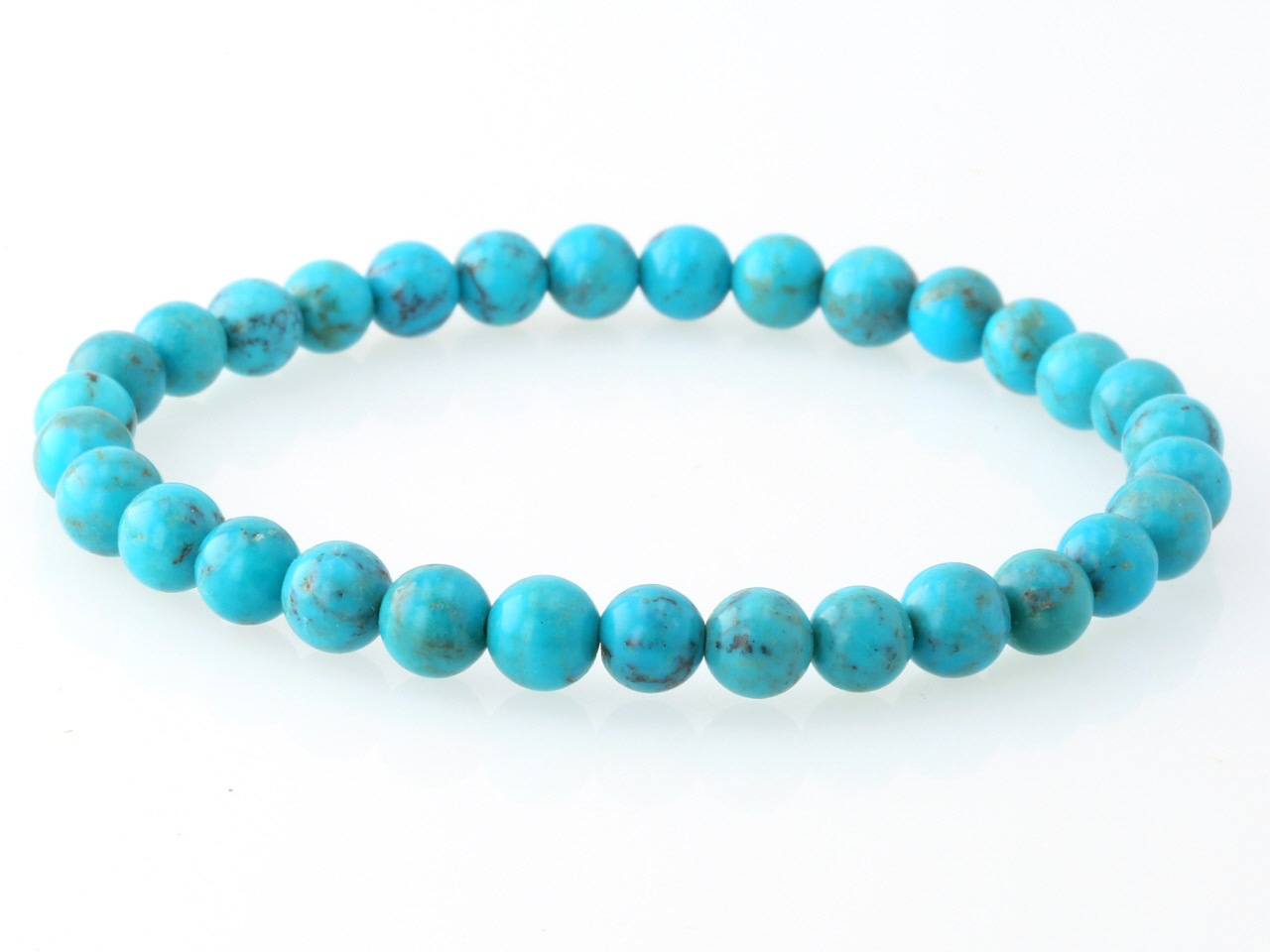 ターコイズ ブレスレット（中国産) 10mm玉 No.16 中国 装飾 歴史