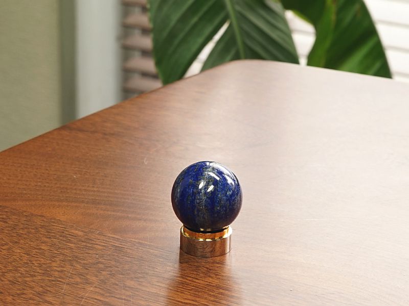 天然石 高級 地球儀 ラピスラズリ パワーストーン 約62cm 地球儀専門店