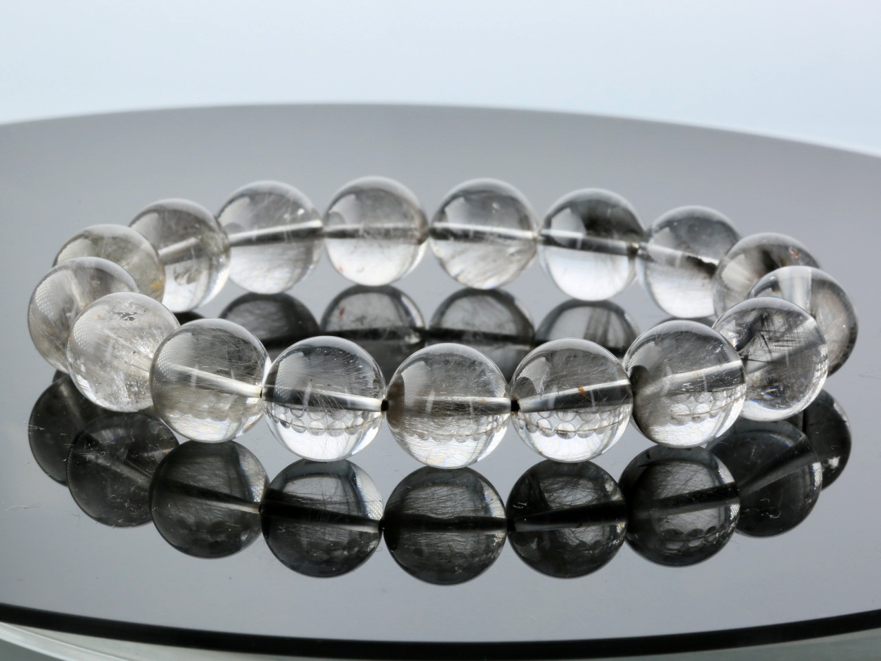 ブラウンルチル 13mm 天然石ブレスレット ブラウンルチル 13mm 天然石ブレスレット