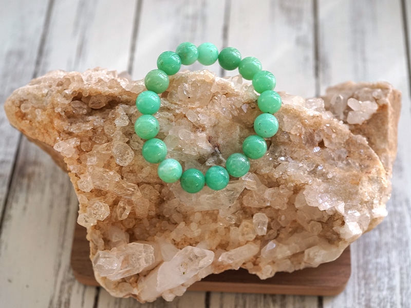 天然石 ピーターサイト ブレスレット 水晶 原石 結晶 玉 鉱物