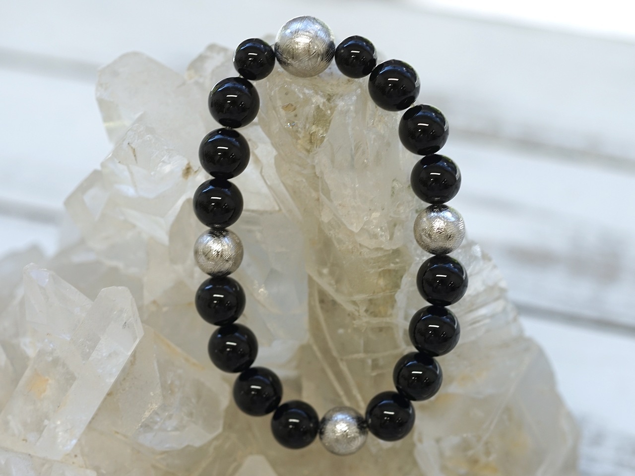 ギベオン隕石(鑑定書付き)天然石パワーストーンブレスレット ギベオン ブレスレット ｜天然石通販の4976堂