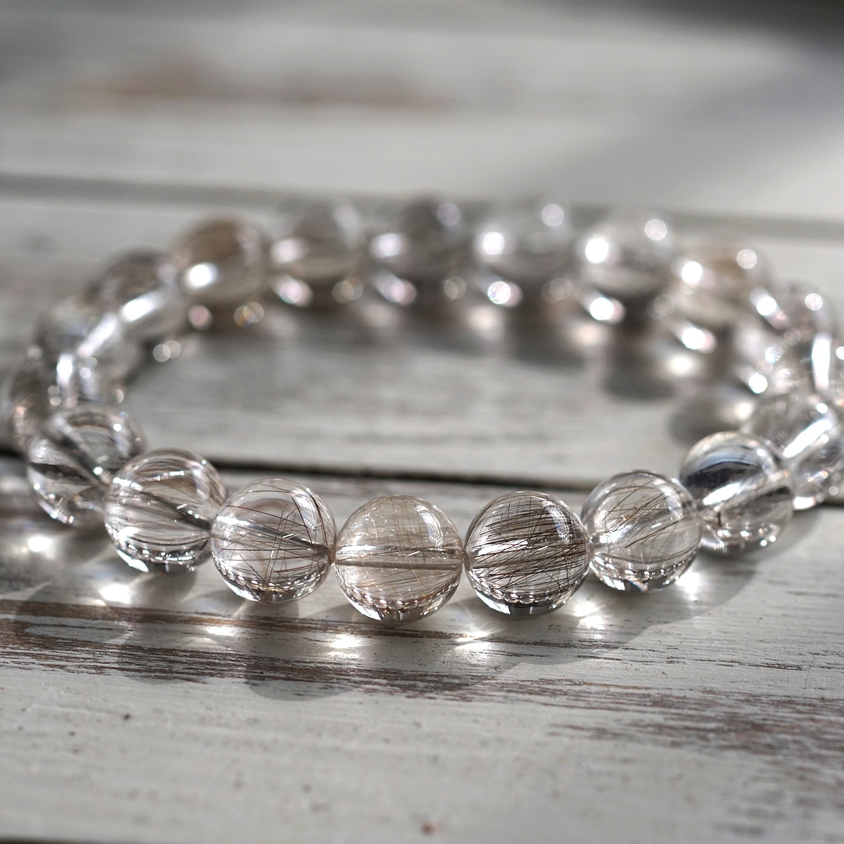 プラチナルチル ブレスレット 11.5mm玉 No.13 最高級5A ｜最高級