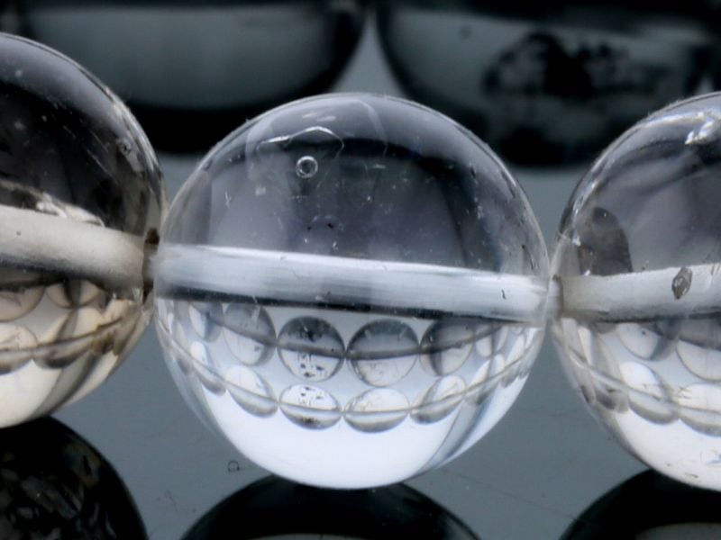 水入り水晶 ブレスレット 13mm玉 No.1 最高級【プレミアム】｜最高級