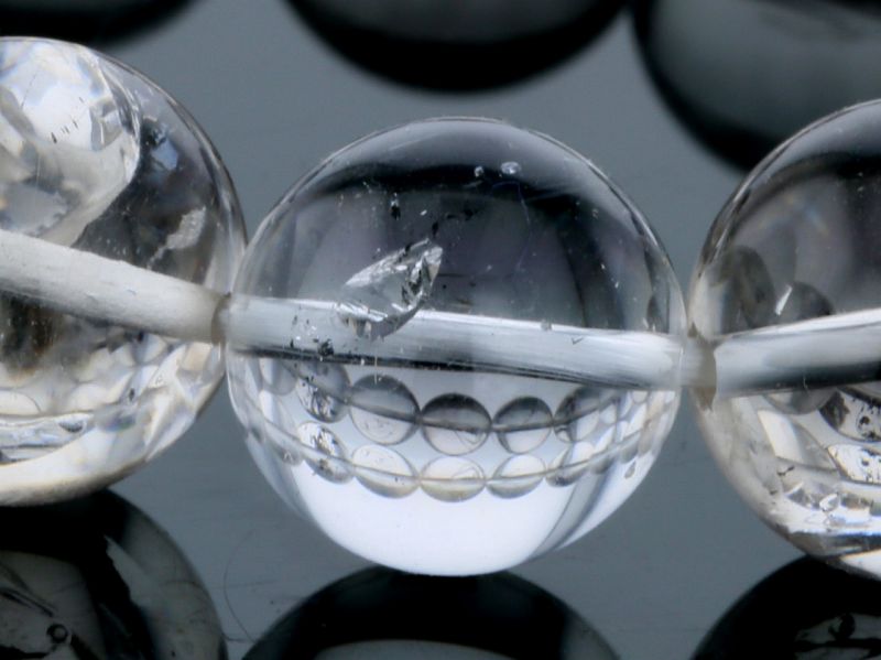 水入り水晶 ブレスレット 13mm玉 No.1 最高級【プレミアム】｜最高級