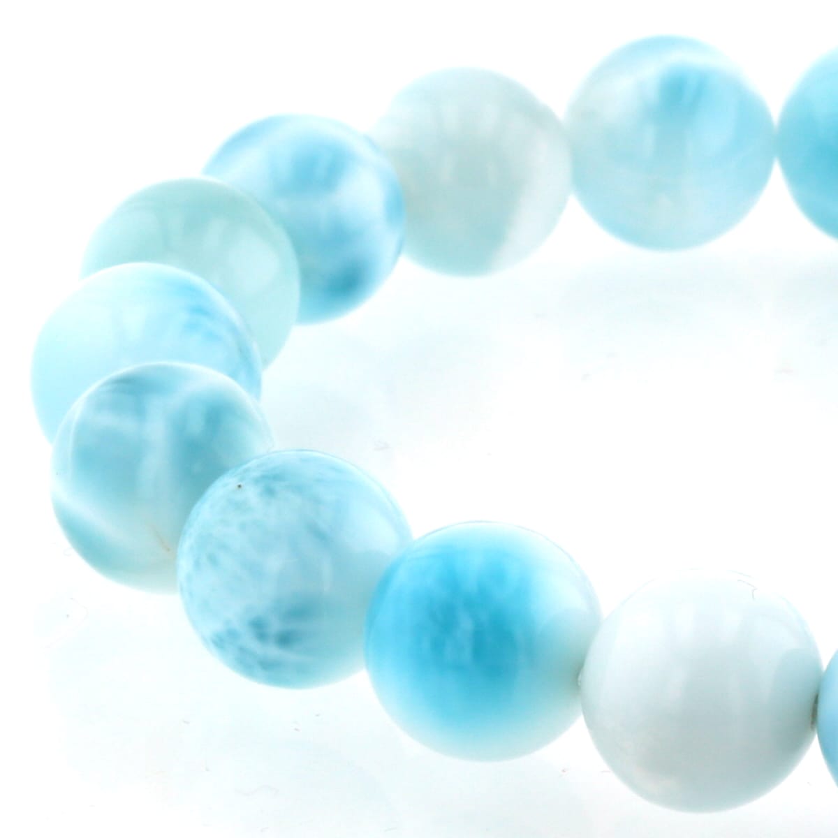 ラリマー ブレスレット 10mm玉 No.29 最高級（5A） [ 画像現物・一点物