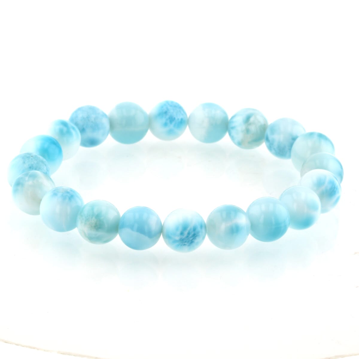 ラリマー ブレスレット 10mm玉 No.29 最高級（5A） [ 画像現物・一点物