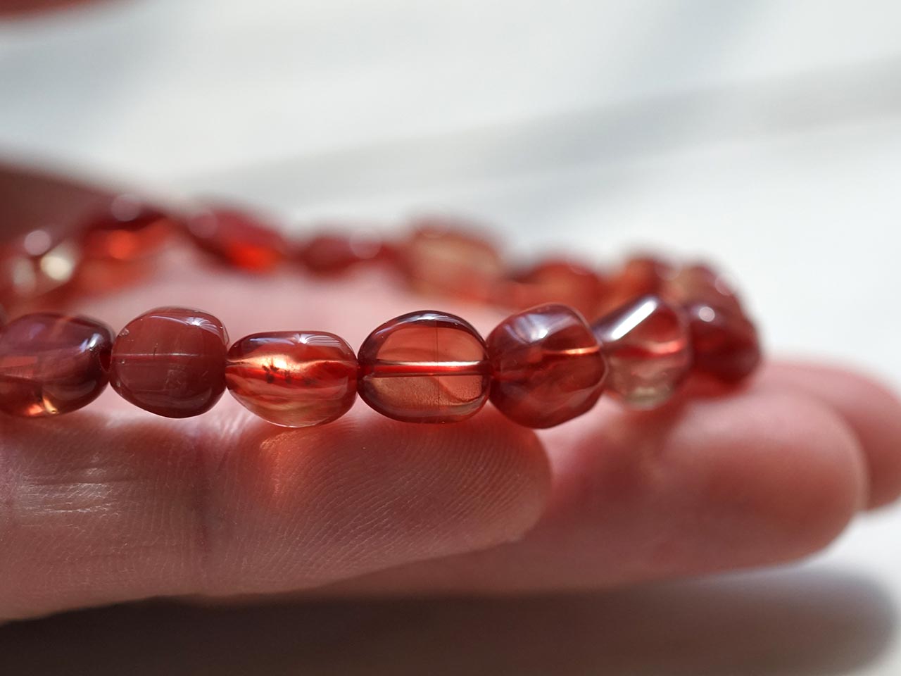 アンデシン イレギュラー ブレスレット No.21 最高級5A ｜最高級